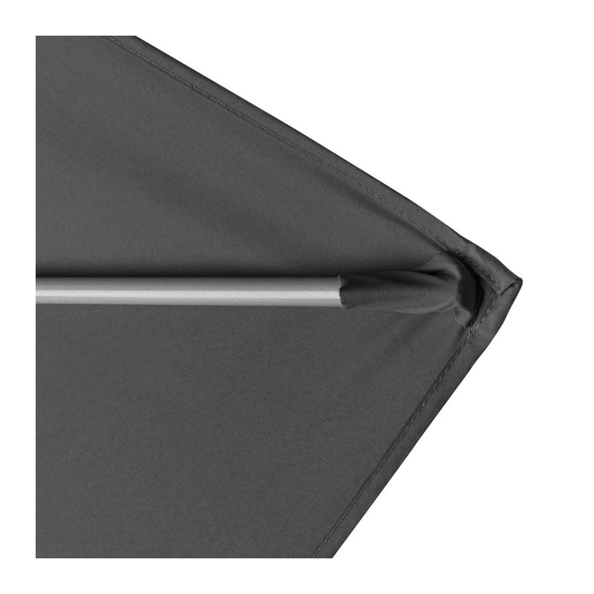 Doppler Sonnenschirm Active mit Auto Tilt, grau, B/H/T: 14 x 210 x 294 cm - Bild 4