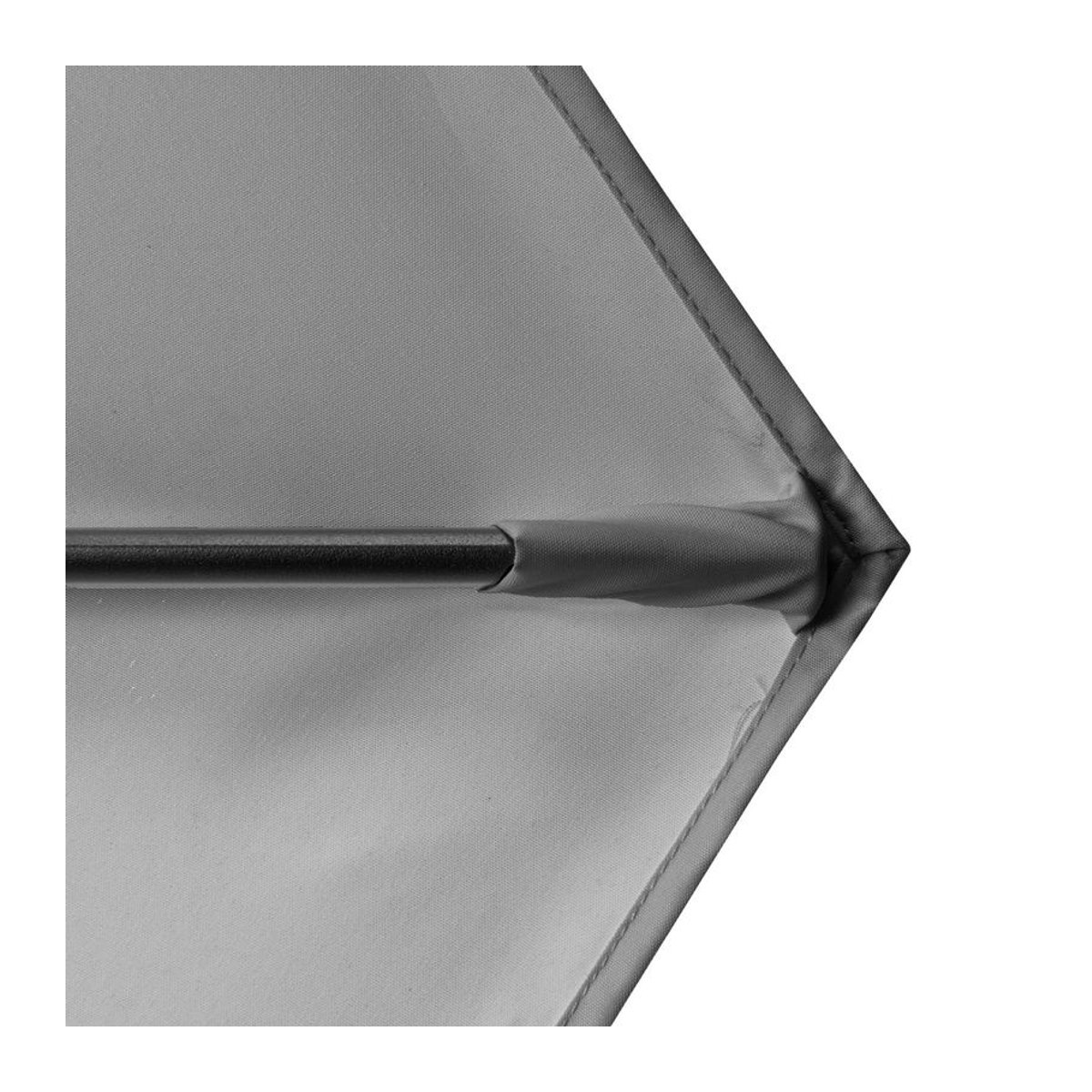Doppler Sonnenschirm Derby Basic Lift neo in Anthrazit mit Höhenverstellung und Ø 180 cm - Bild 3