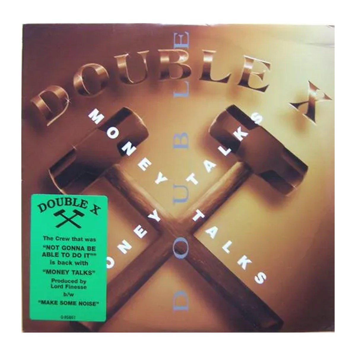 Double XX Posse Schallplatte Money Talks / Make Some Noise 12-Zoll Big Beat 1995 US Rap Hip-Hop R&B Bunt - Bild 1