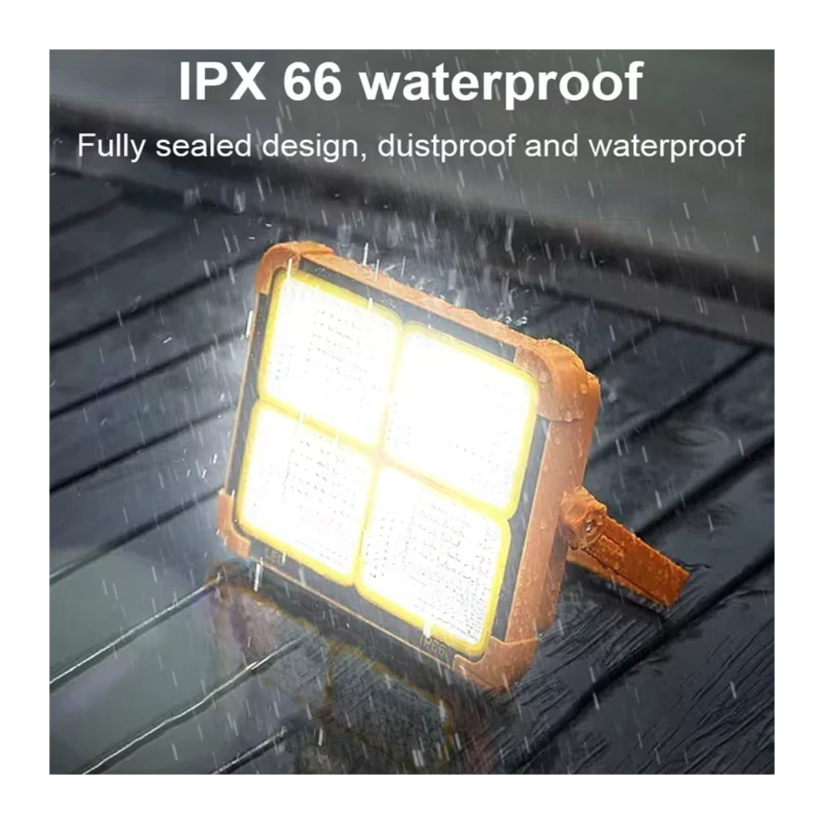 DOUWENXI Camping Laterne Solar Tragbare LED Zeltleuchte mit Magnet und Powerbank Funktion für Notfall und Reparatur - Bild 4