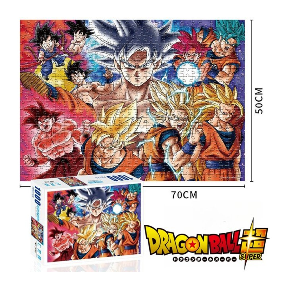 Dragon Ball Anime Papier Puzzle Figur von Bandai in Mehrfarbig für Erwachsene und Kinder - Bild 1