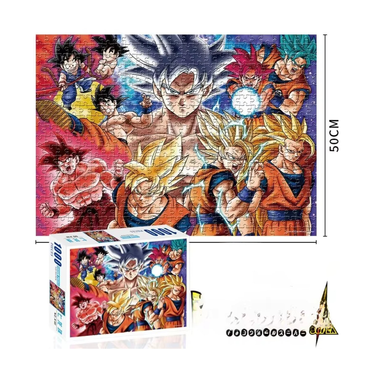 Dragon Ball Anime Papier Puzzle Figur von Bandai in Mehrfarbig für Erwachsene und Kinder - Bild 4