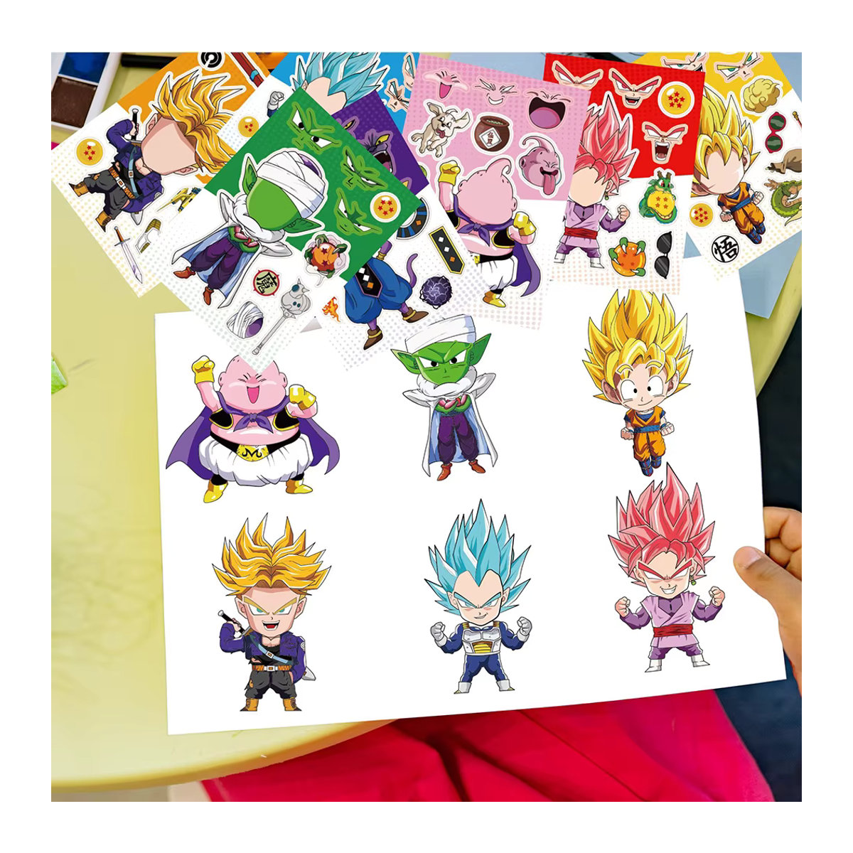 Dragon Ball Anime Puzzle Aufkleber mit Son Goku Motiven von Bandai in Mehrfarbig für Kinder - Bild 4