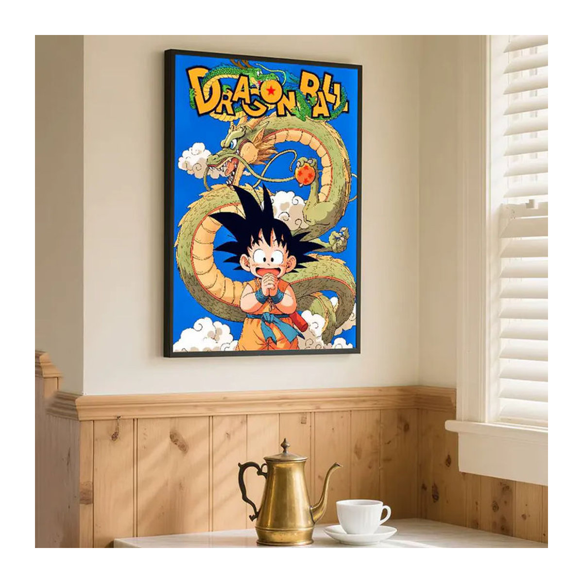 Dragon Ball Goku Anime Poster Kunstdruck auf Papier, mehrfarbig, Hochformat, wandmontiert - Bild 5