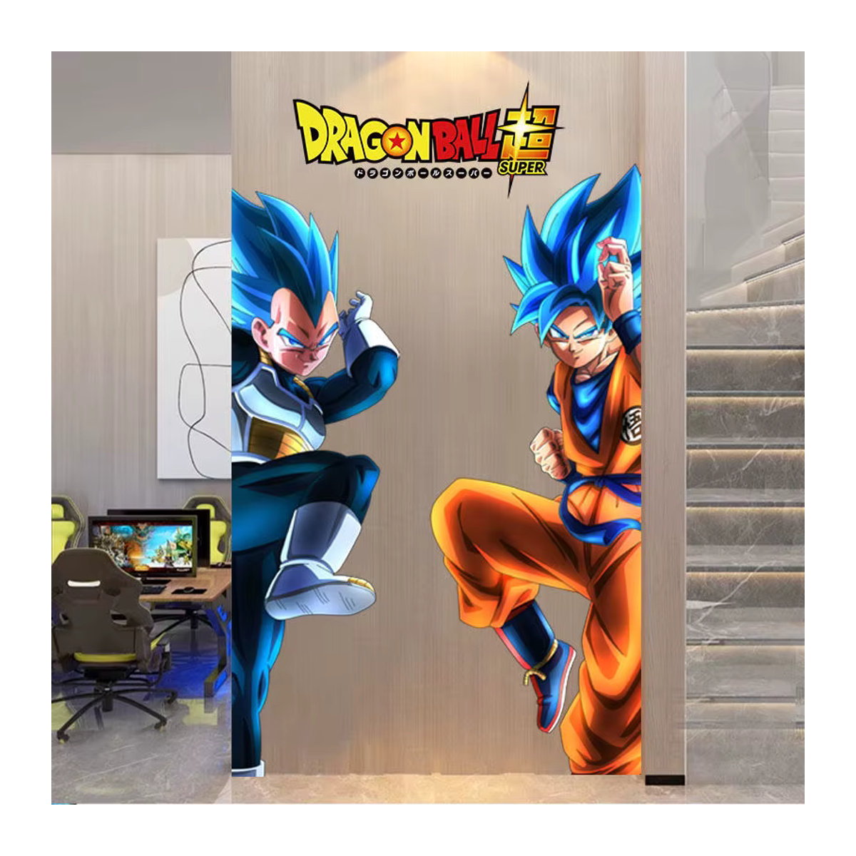 Dragon Ball Wandaufkleber für Türen und Wände, mehrfarbig, unregelmäßige Form - Bild 2