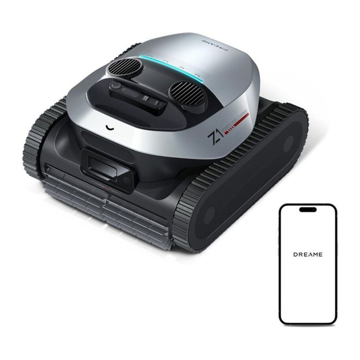 Dreame Z1 Poolroboter mit Hightech-Poolerkennung und Pfadplanung in Schwarz/Weiß für Pools bis 180 m2 - Bild 1