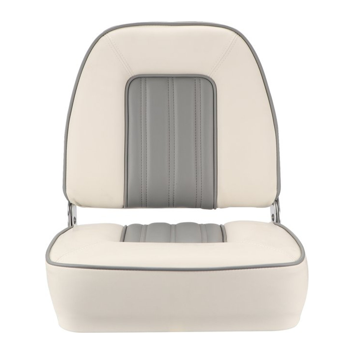 Drehbarer Marine Boat Klappstuhl aus FRP und Aluminiumlegierung in Weiß für Schnellboote und Outdoor-Angeln - Bild 1