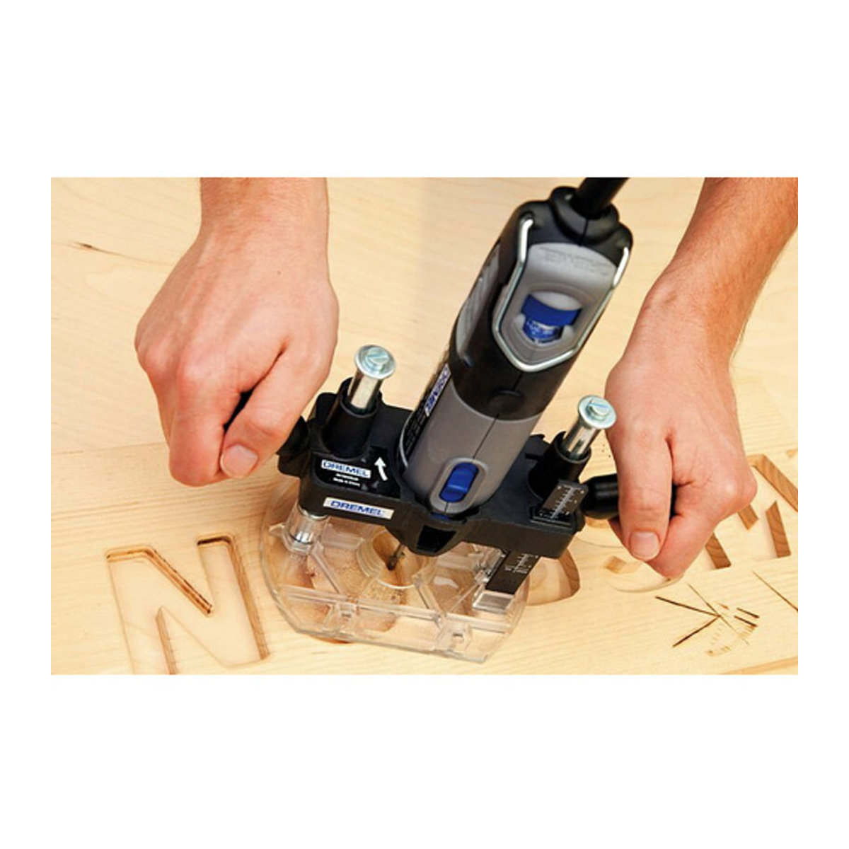 Dremel Oberfräsen-Vorsatzgerät 335 in Silber für Dremel 3000, 4000, 7700, 8100 und 8200 - Bild 3