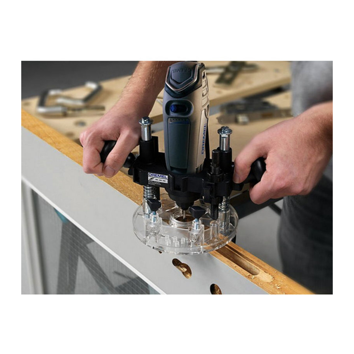 Dremel Oberfräsen-Vorsatzgerät 335 in Silber für Dremel 3000, 4000, 7700, 8100 und 8200 - Bild 4