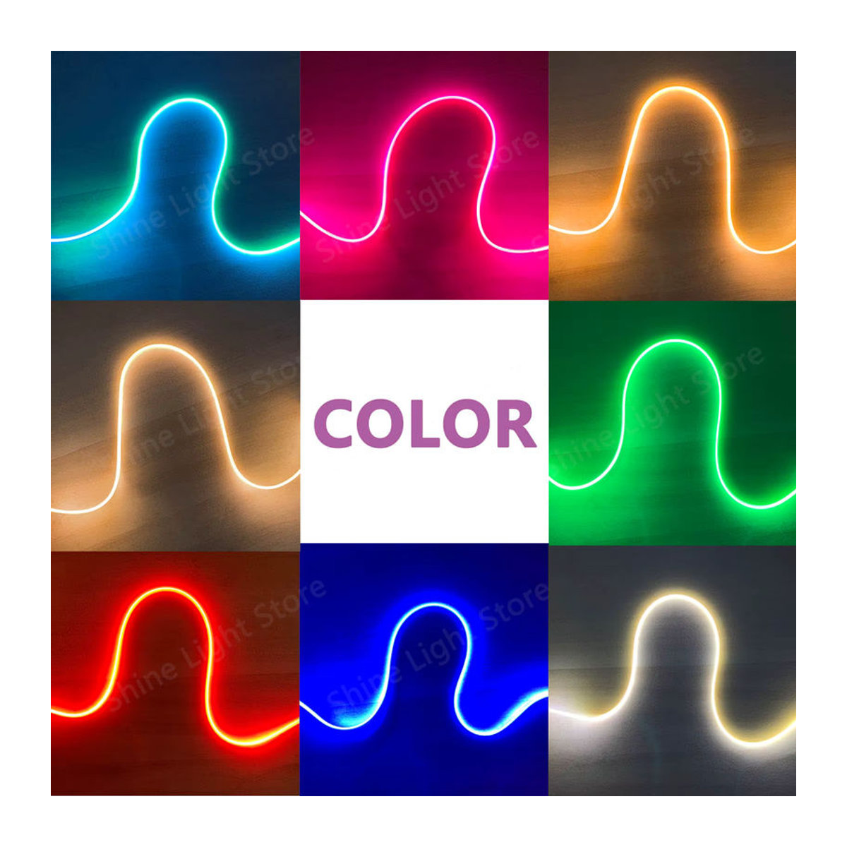 DT&ZM 10 Stück LED-Filament Set, flexibel, DC3V, Länge: 45 cm, Warmweiß - Bild 3