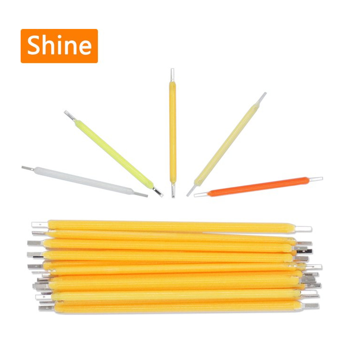 DT&ZM 10er Set COB LED Filament Edison Glühlampen Retro Dioden Zubehör in verschiedenen Größen - Bild 1