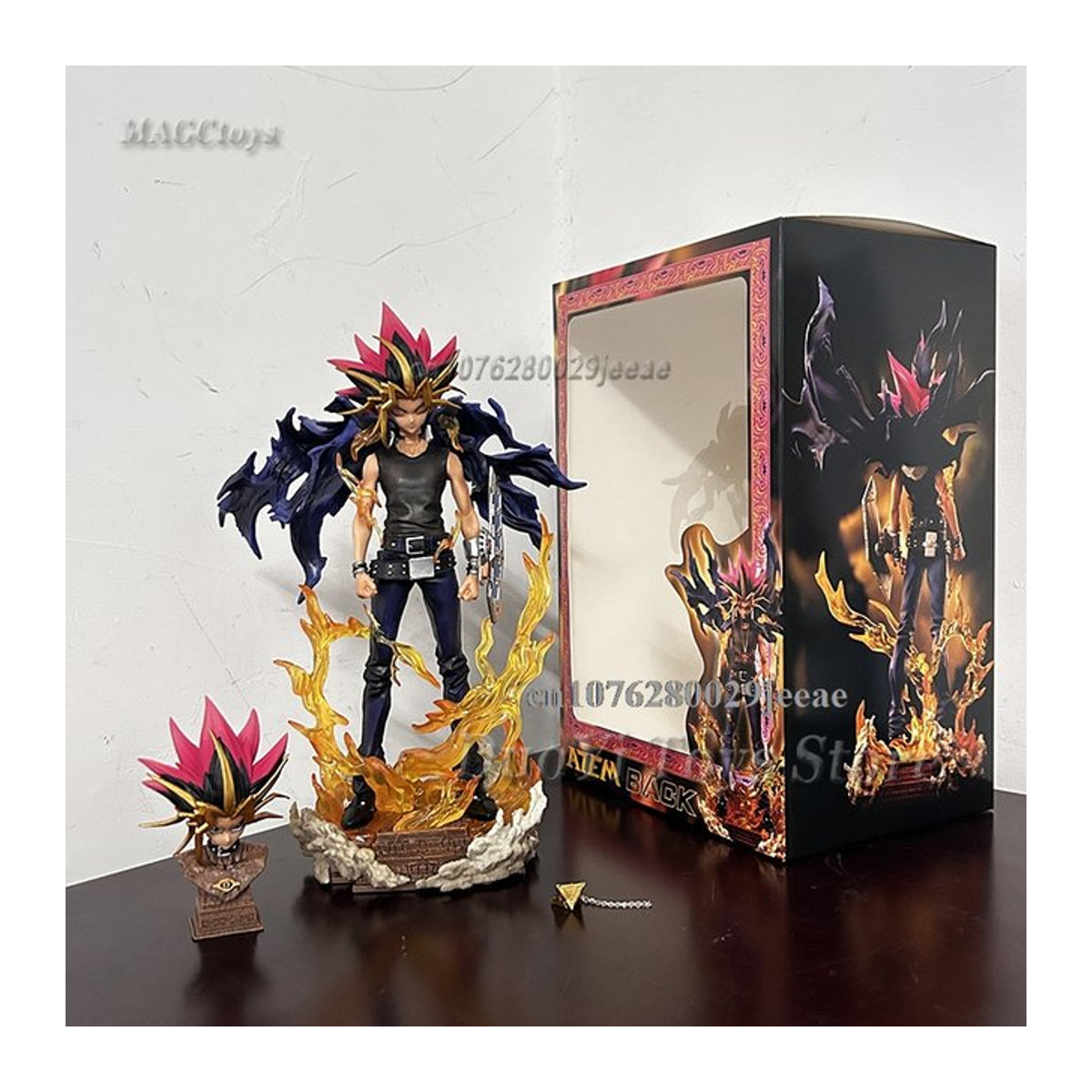 Duel Monsters Anime Figur Yugi Muto aus PVC, mehrfarbig, Höhe: 28 cm - Bild 1