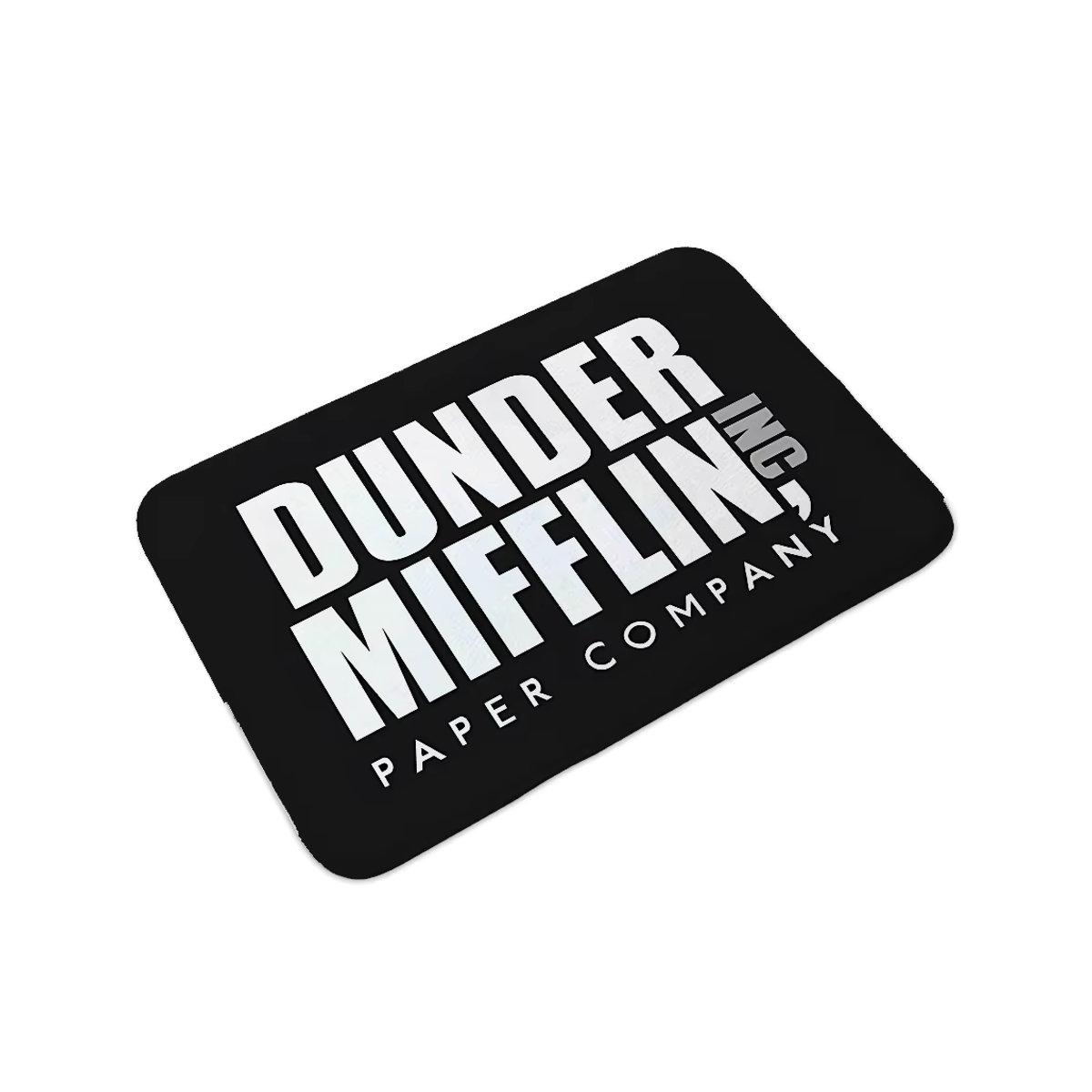 Dunder Mifflin Paper Company Teppich Schwarz mit Print für Wohnzimmer, Schlafzimmer oder Eingangsbereich - Bild 4