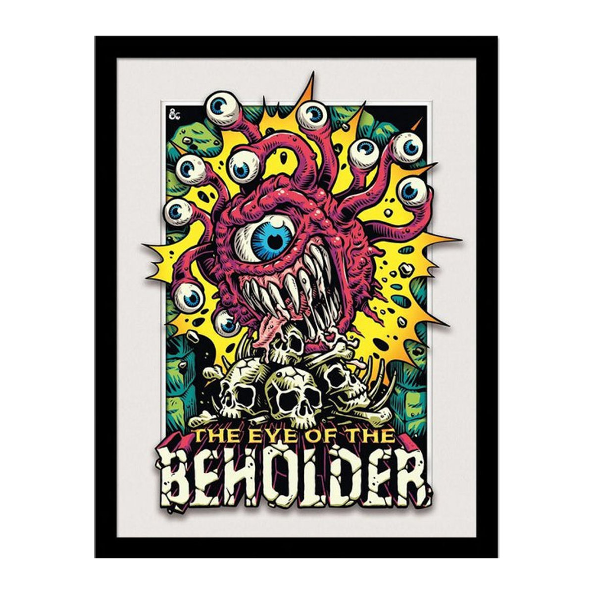 Dungeons & Dragons Eye Of The Beholder Print auf Papier, mehrfarbig, 40 x 40 cm - Bild 1