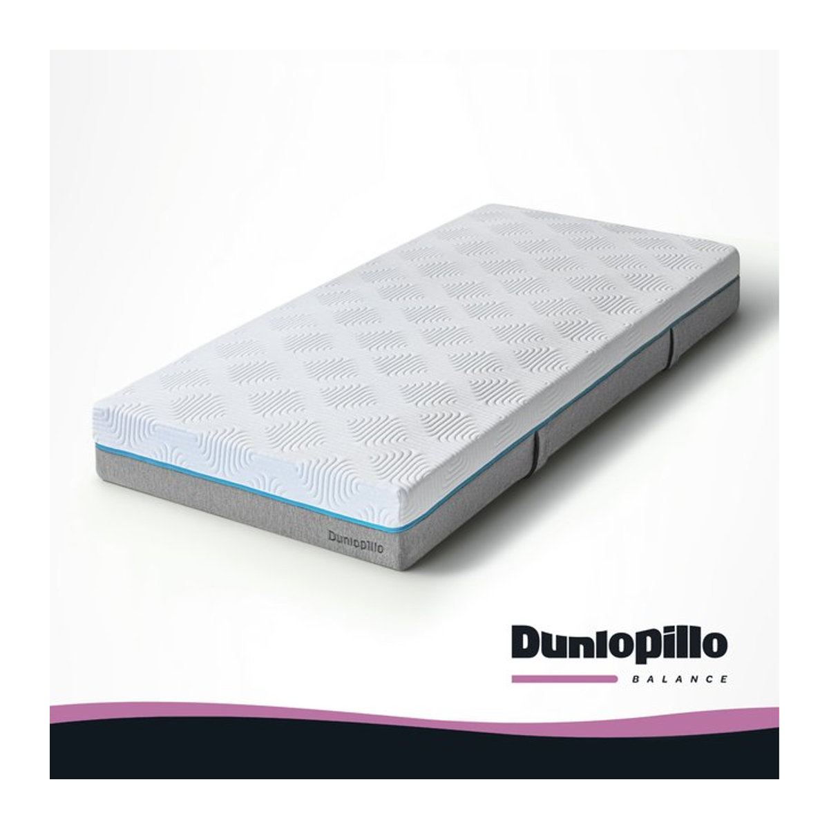 Dunlopillo BALANCE KS 1.000 Schaummatratze H3 Weiß B/T/H: 90 x 200 x 23 cm - Bild 1