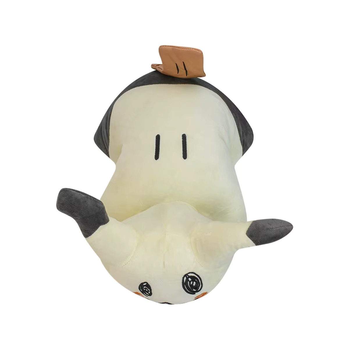DUODUOBAO Mimikyu Plüschkissen Pokemon Motiv in Weiß weiches Kuschelkissen für Sofa und Büro - Bild 3