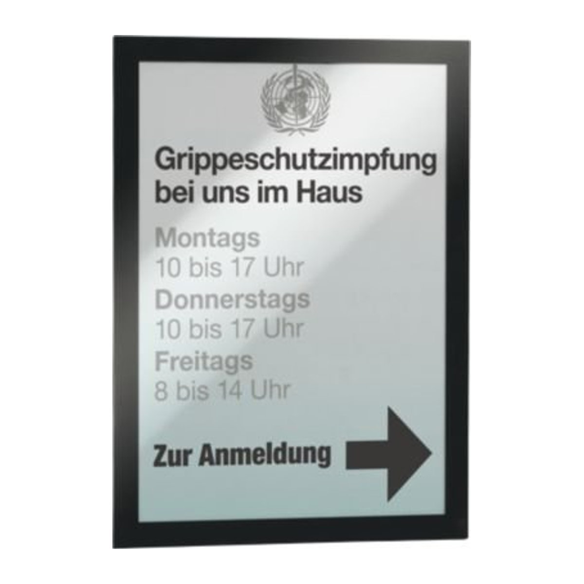 Durable Duraframe Bilderrahmen DIN A4, 2 Stück, schwarz, Kunststoff - Bild 1
