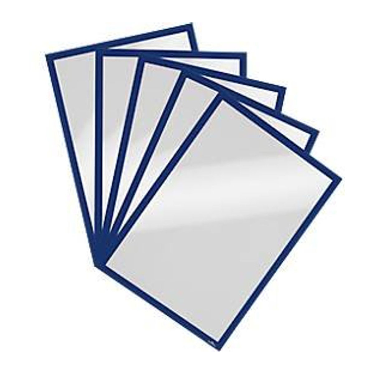 Durable DURAFRAME MAGNETIC Magnetrahmen DIN A4, Blau, 5 Stück, Kunststoff mit Magnetverschluss und entspiegeltem Glas, B x H: 23,8 x 32,4 cm - Bild 3