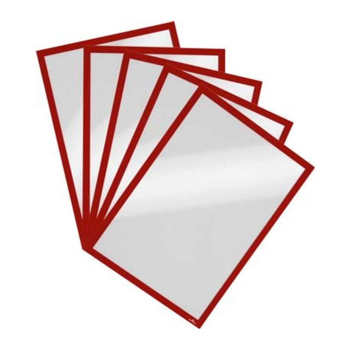 Durable DURAFRAME MAGNETIC Magnetrahmen DIN A4, rot, 5 Stück, B: 23,8 cm, H: 32,4 cm - Bild 2
