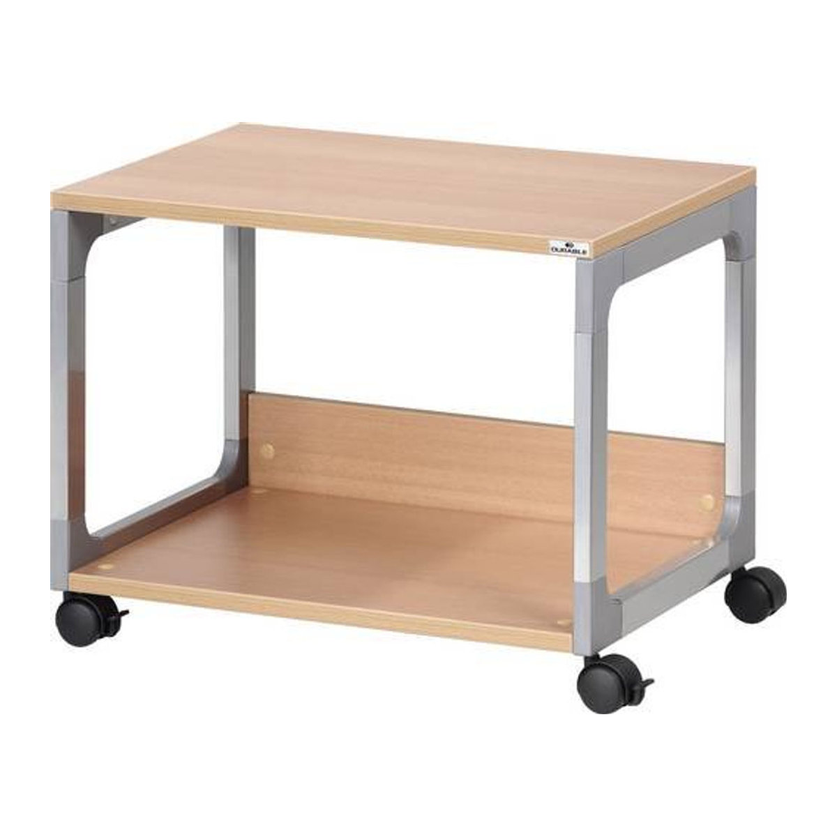 Durable Multifunktionswagen System Trolley in Silber und Buche, B: 60 cm, H: 47,7 cm, T: 43,2 cm - Bild 1