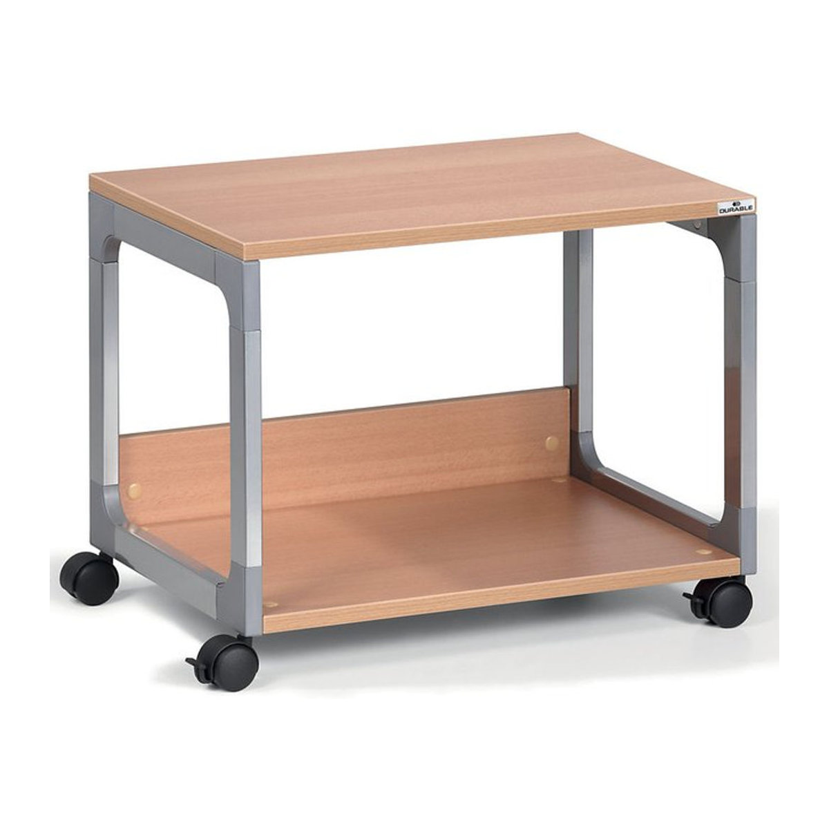 Durable Multifunktionswagen System Trolley in Silber und Buche, B: 60 cm, H: 47,7 cm, T: 43,2 cm - Bild 2