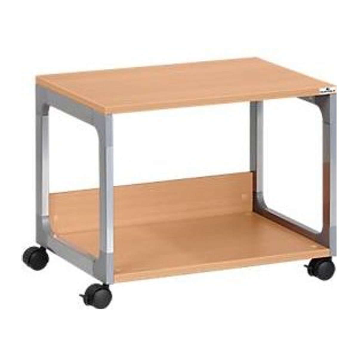Durable Multifunktionswagen System Trolley in Silber und Buche, B: 60 cm, H: 47,7 cm, T: 43,2 cm - Bild 4