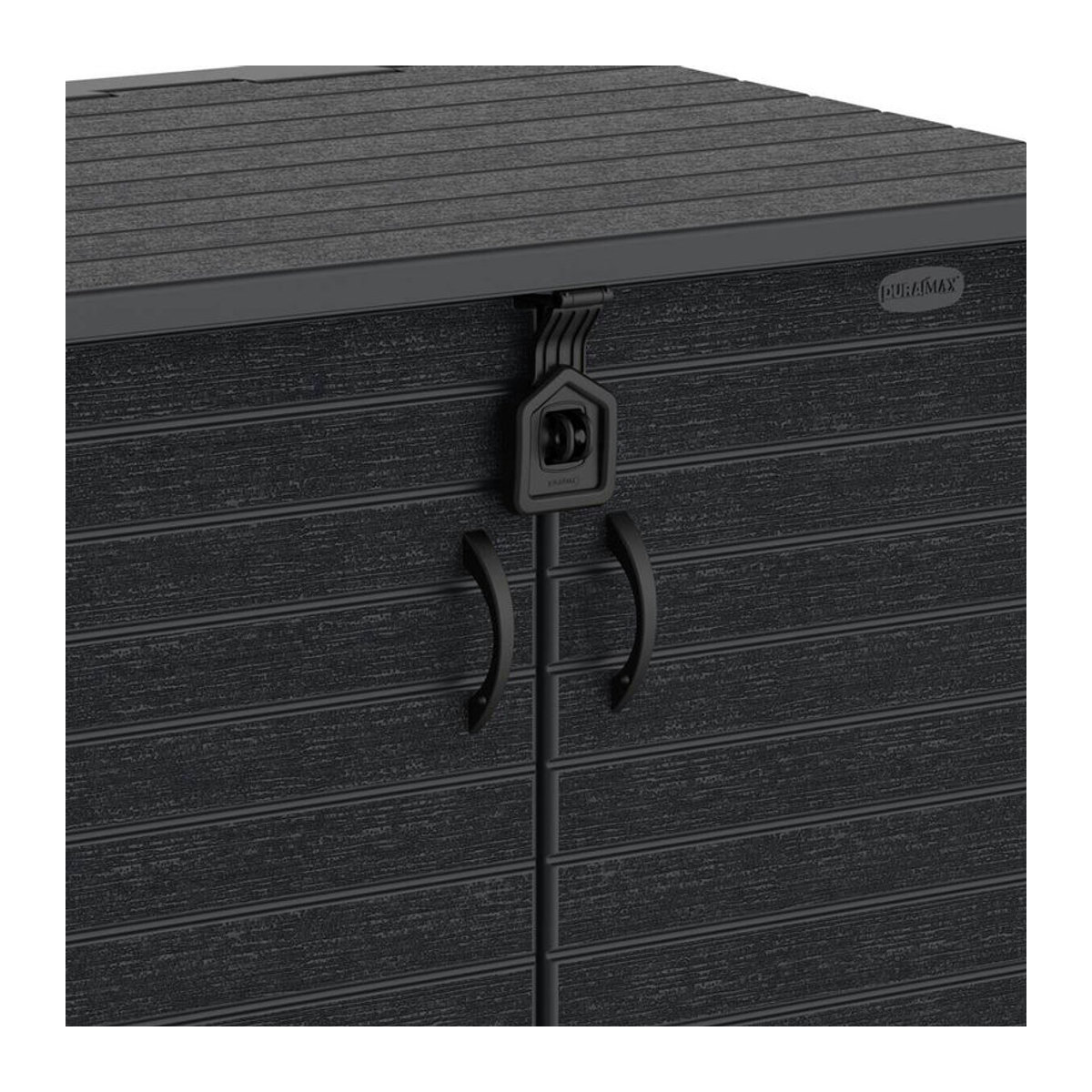 Duramax StoreAway Mülltonnenbox 2er Set aus Kunststoff Grau 850 l B/H/T: 130 x 74 x 110 cm - Bild 2