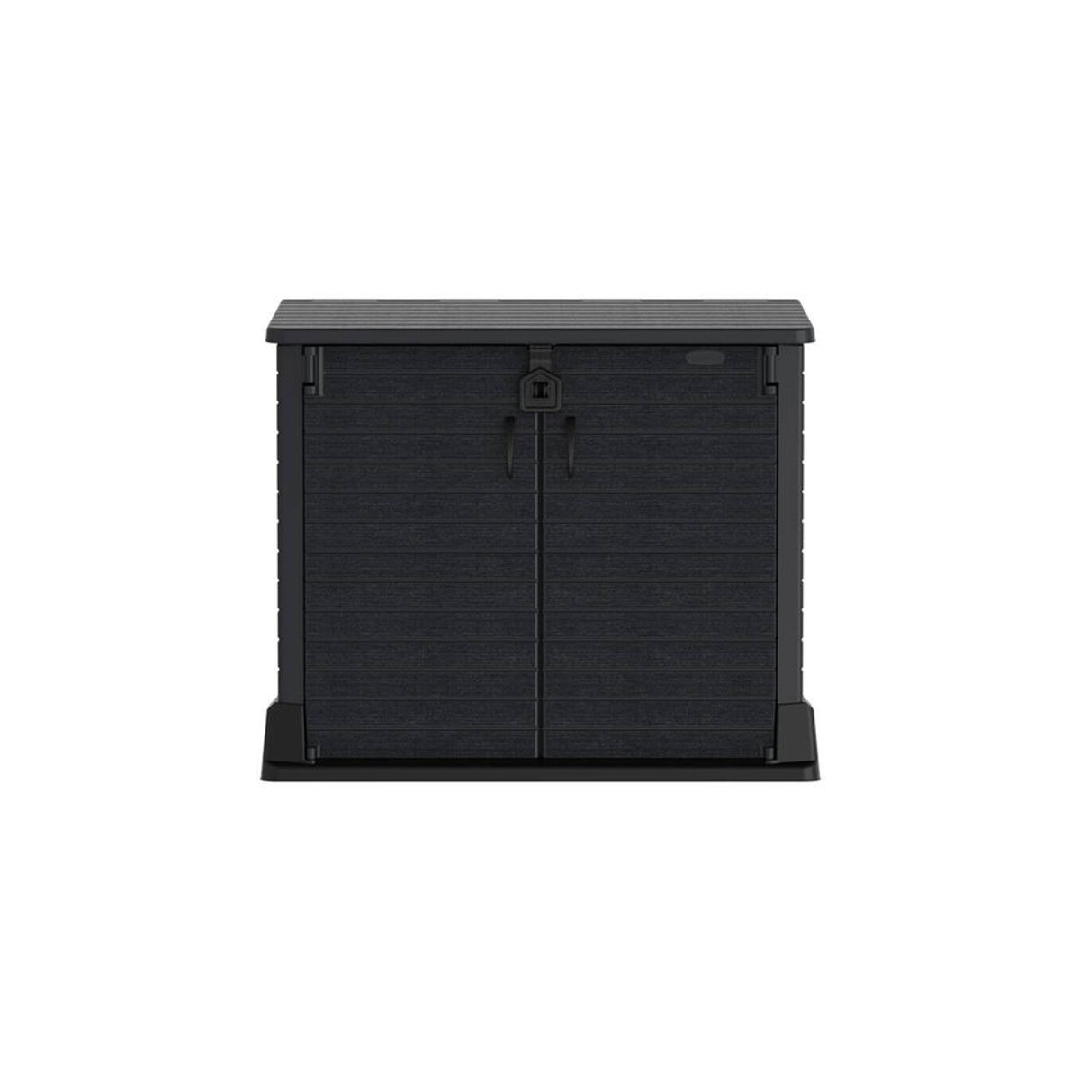 Duramax StoreAway Mülltonnenbox 2er Set aus Kunststoff Grau 850 l B/H/T: 130 x 74 x 110 cm - Bild 3