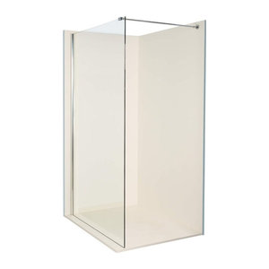 Dusbad Vital 8 Walk-in Solo Duschwand aus Glas und Aluminium, B: 110 cm, H: 203 cm