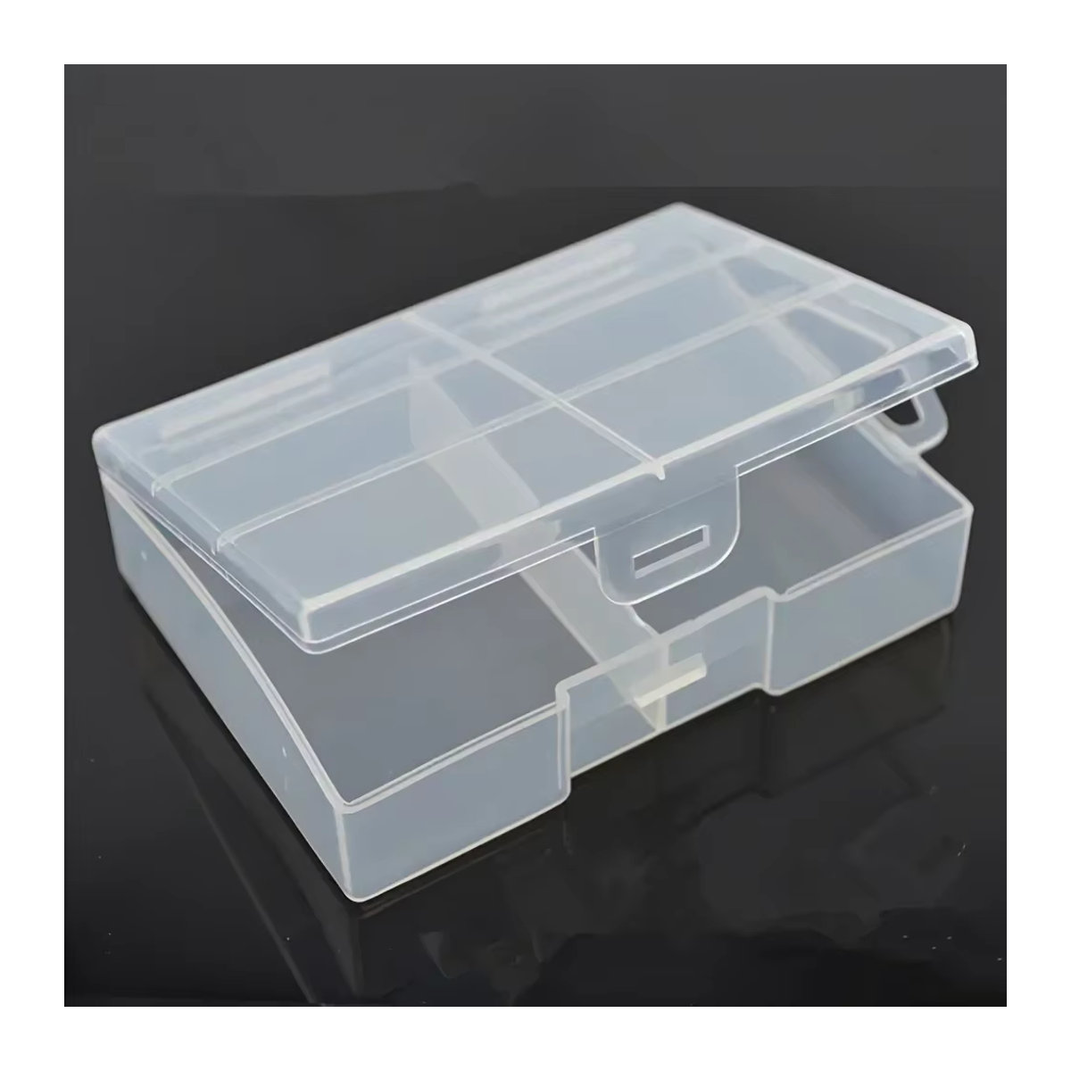DUTRIEUX Batterie-Aufbewahrungsbox für 24 AA oder 24 AAA Batterien, transparent und minimalistisch - Bild 3