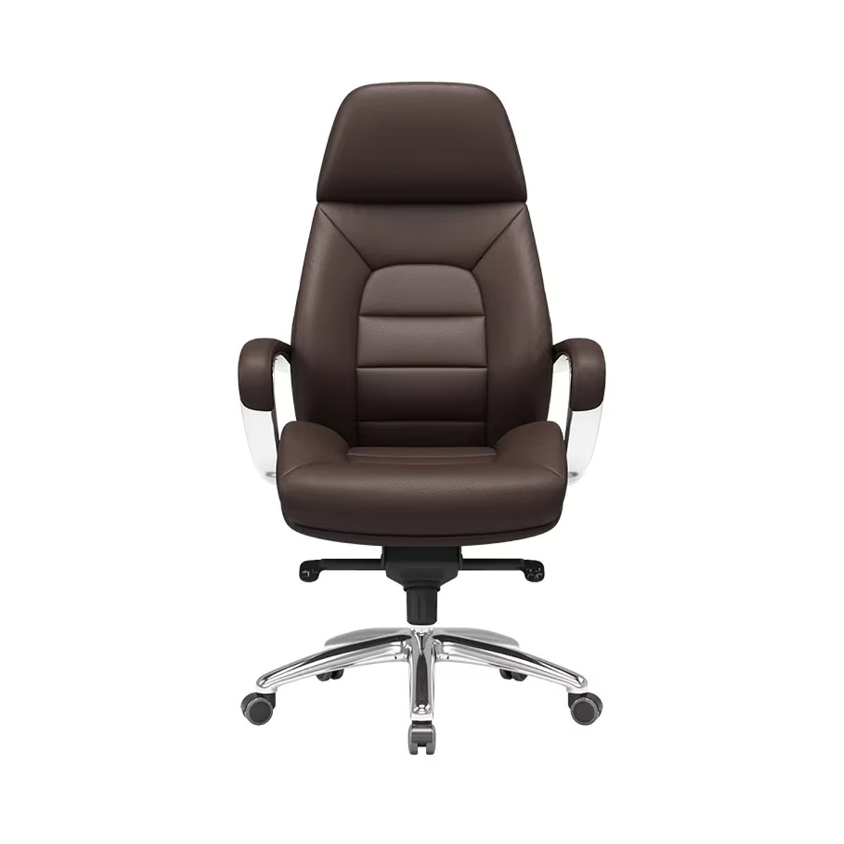 DUTRIEUX Chefsessel aus Echtleder in Braun, moderner Executive Office Chair - Bild 4