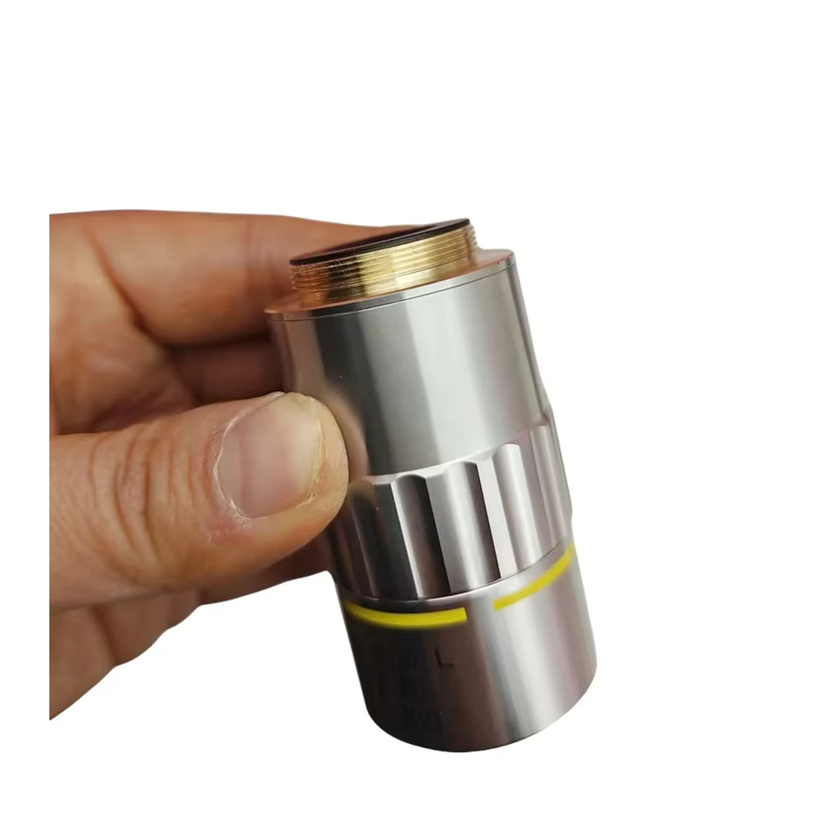 DUTRIEUX M Plan Apo Objektiv 10x mit großem Arbeitsabstand und achromatischer Unendlichkeit Linse in Silber und Metall - Bild 3
