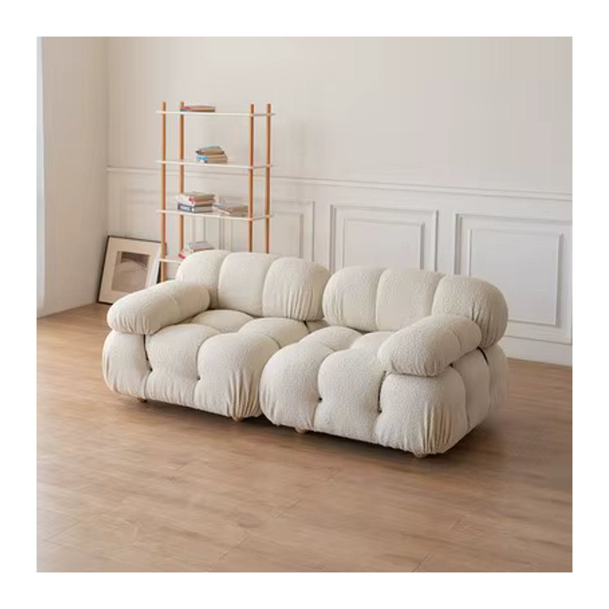 DUTRIEUX Modulsofa in Weiß aus Bouclé im modernen Design - Bild 4