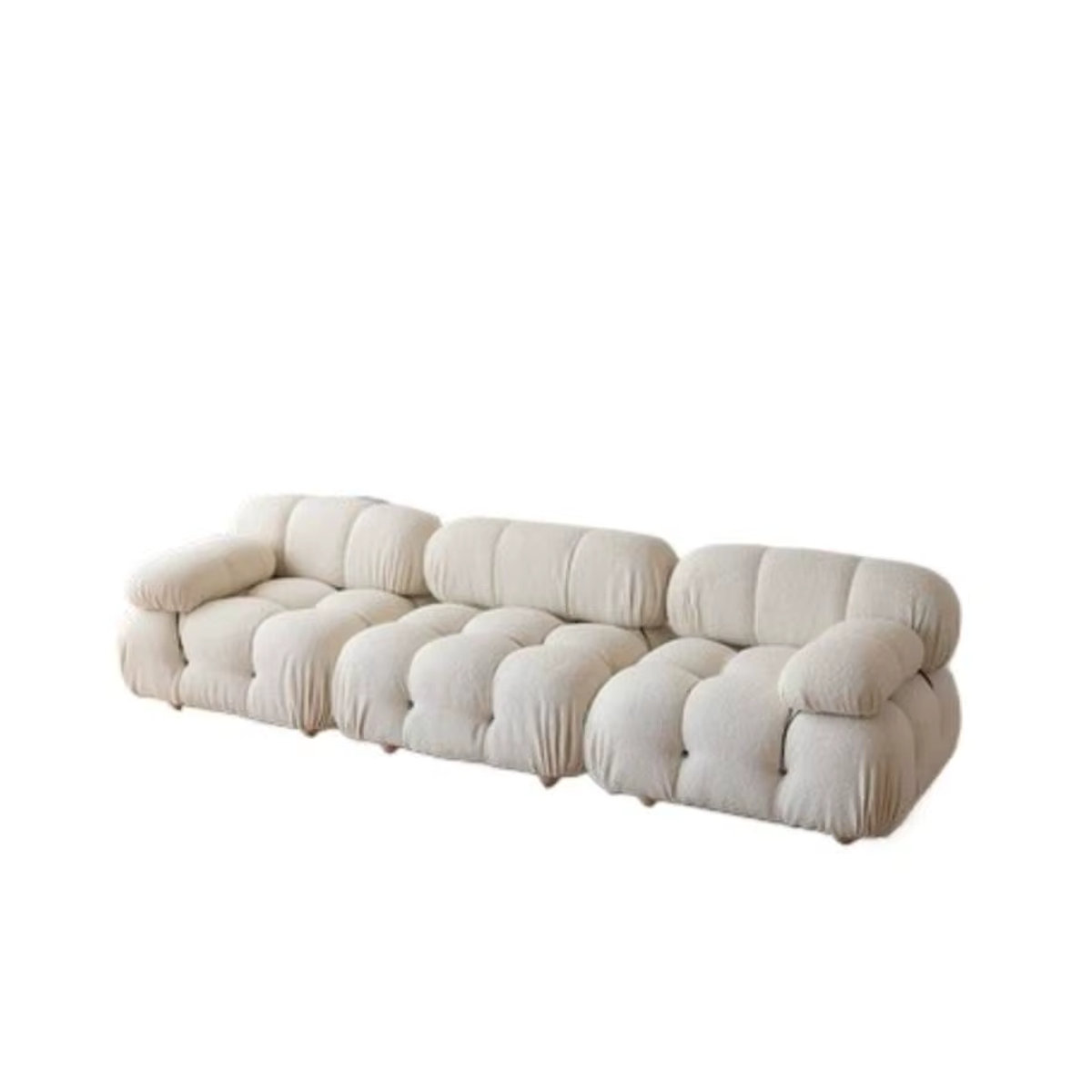 DUTRIEUX Modulsofa in Weiß aus Bouclé im modernen Design - Bild 5