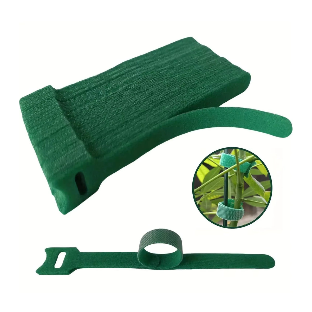 DUTRIEUX Pflanzenbinder aus Nylon, 100 Stück, grün, 15,2 cm verstellbar mit Hakenschlaufen zur Unterstützung von Kletterpflanzen - Bild 6