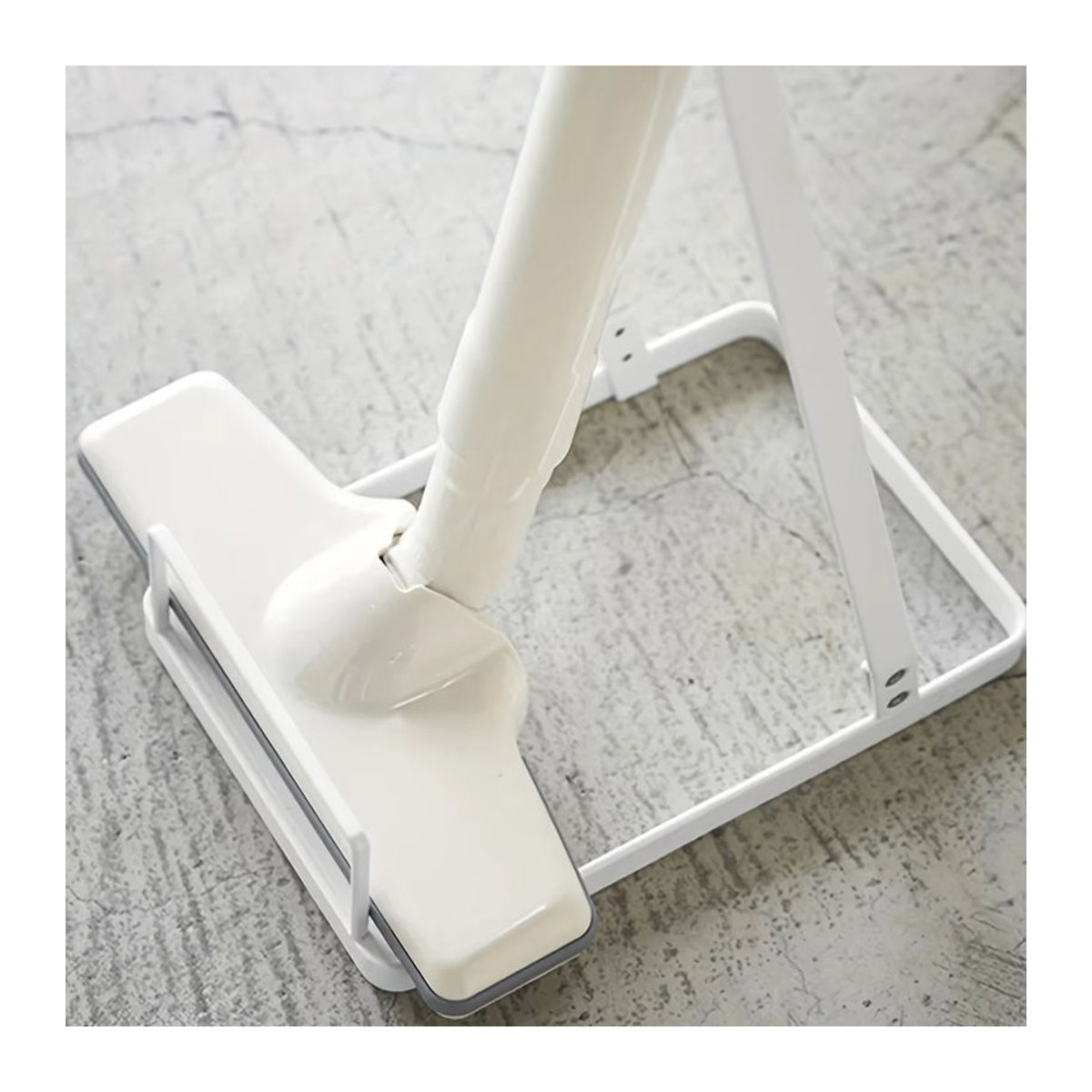 DUTRIEUX Staubsauger-Aufbewahrungsregal in minimalistischem Design für alle Staubsaugertypen, Schwarz oder Weiß - Bild 2
