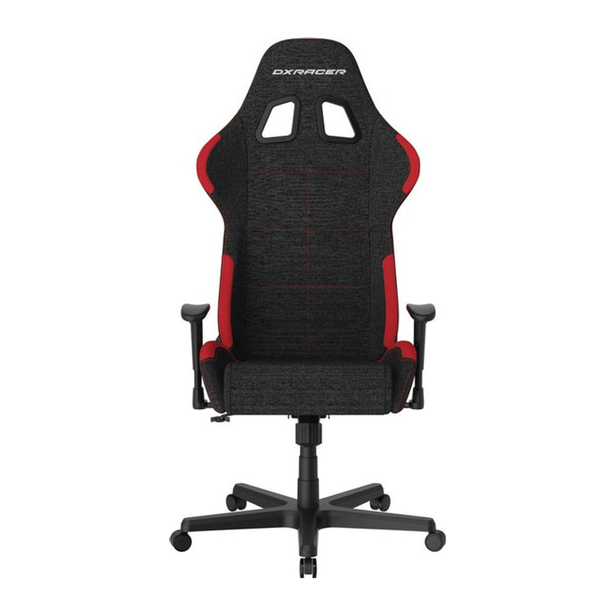 DXRacer Gaming Stuhl FORMULA Serie mit Stoffbezug in Schwarz-Rot - Bild 1