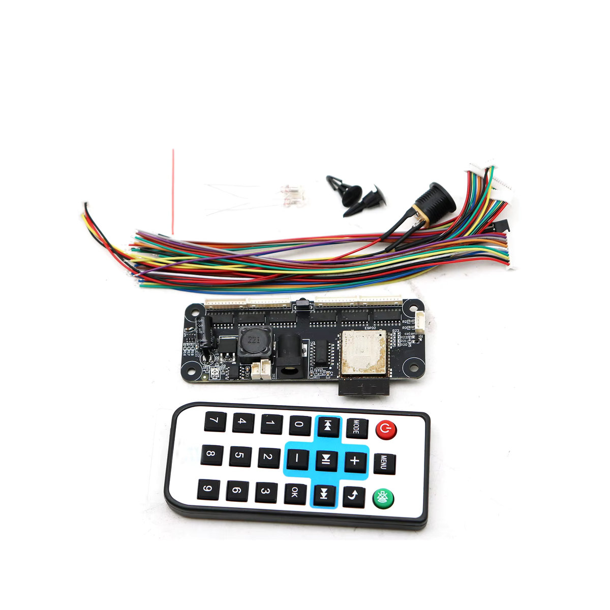 DYKBmetered Universelle Nixie-Röhren-Uhr mit WLAN-Controller und App-Fernbedienung, Schwarz, Metall, Rechteckig - Bild 4