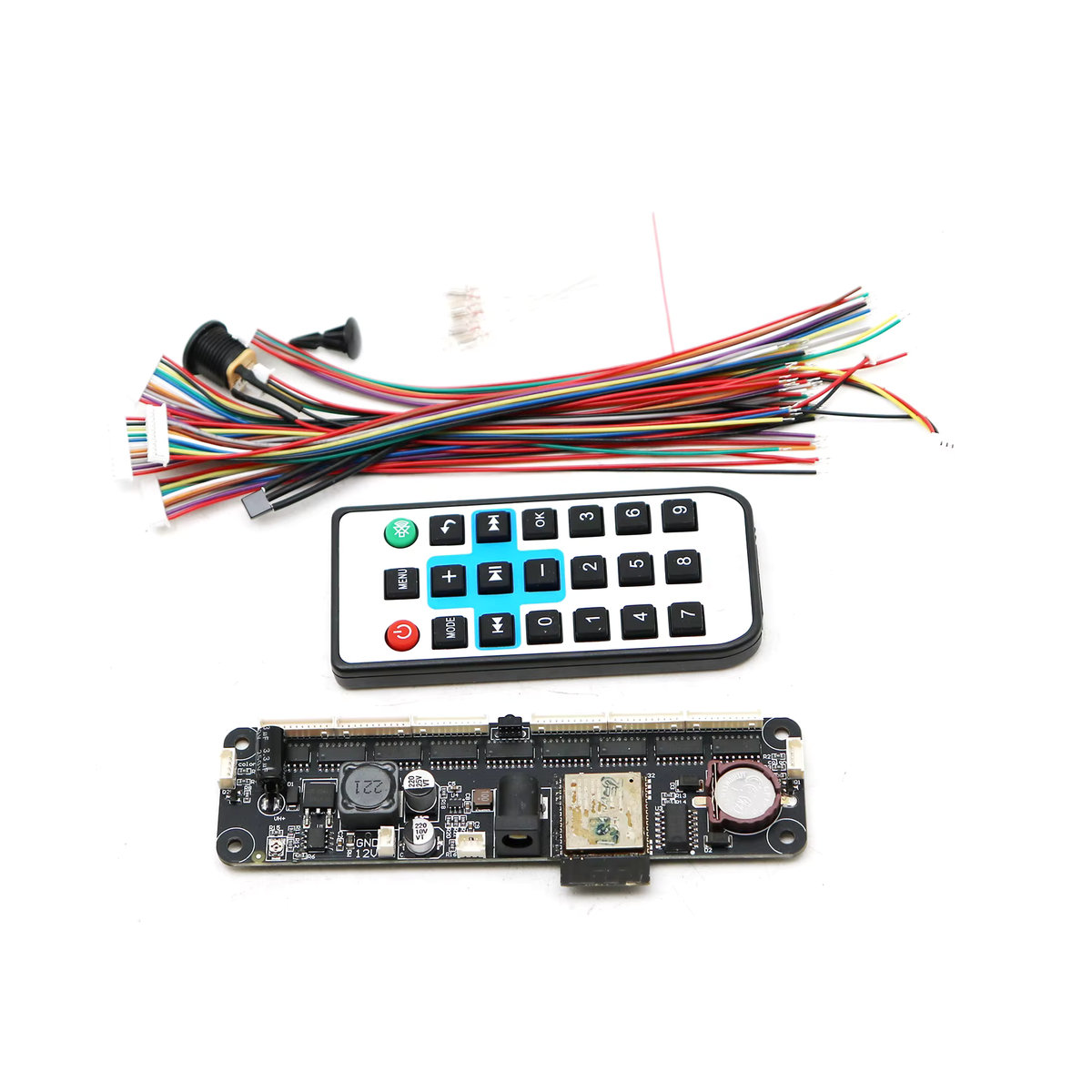 DYKBmetered Universelle Nixie-Röhren-Uhr mit WLAN-Controller und App-Fernbedienung, Schwarz, Metall, Rechteckig - Bild 5