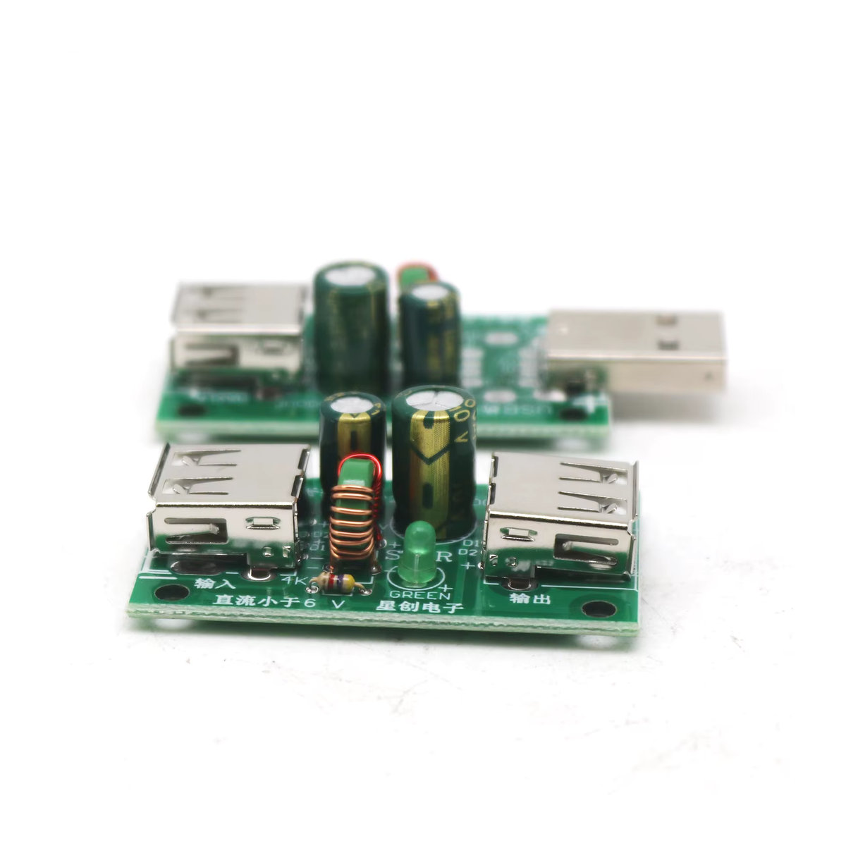 DYKBmetered USB Filter Board DC5V Anti-Störungs Noise Eliminator für Audio, Verstärker und PC in Grün - Bild 4