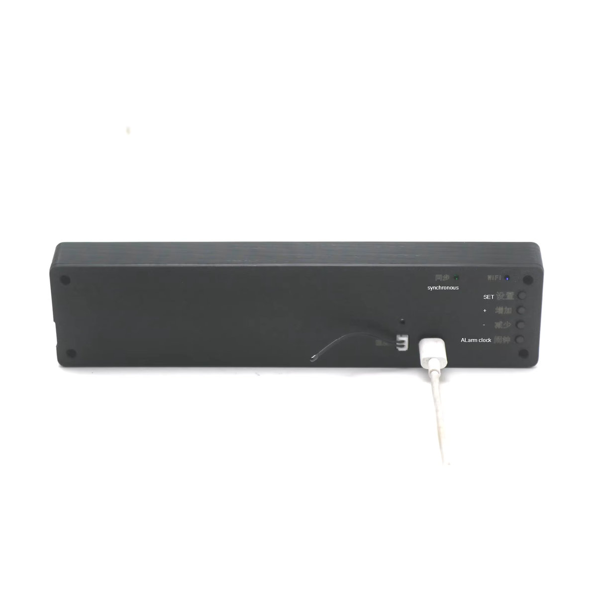 DYKBmetered WIFI-Digitaluhr mit LED-Anzeige, Wecker und Temperaturanzeige, 1,2 Zoll, USB Typ C, Schwarz oder Rot - Bild 4