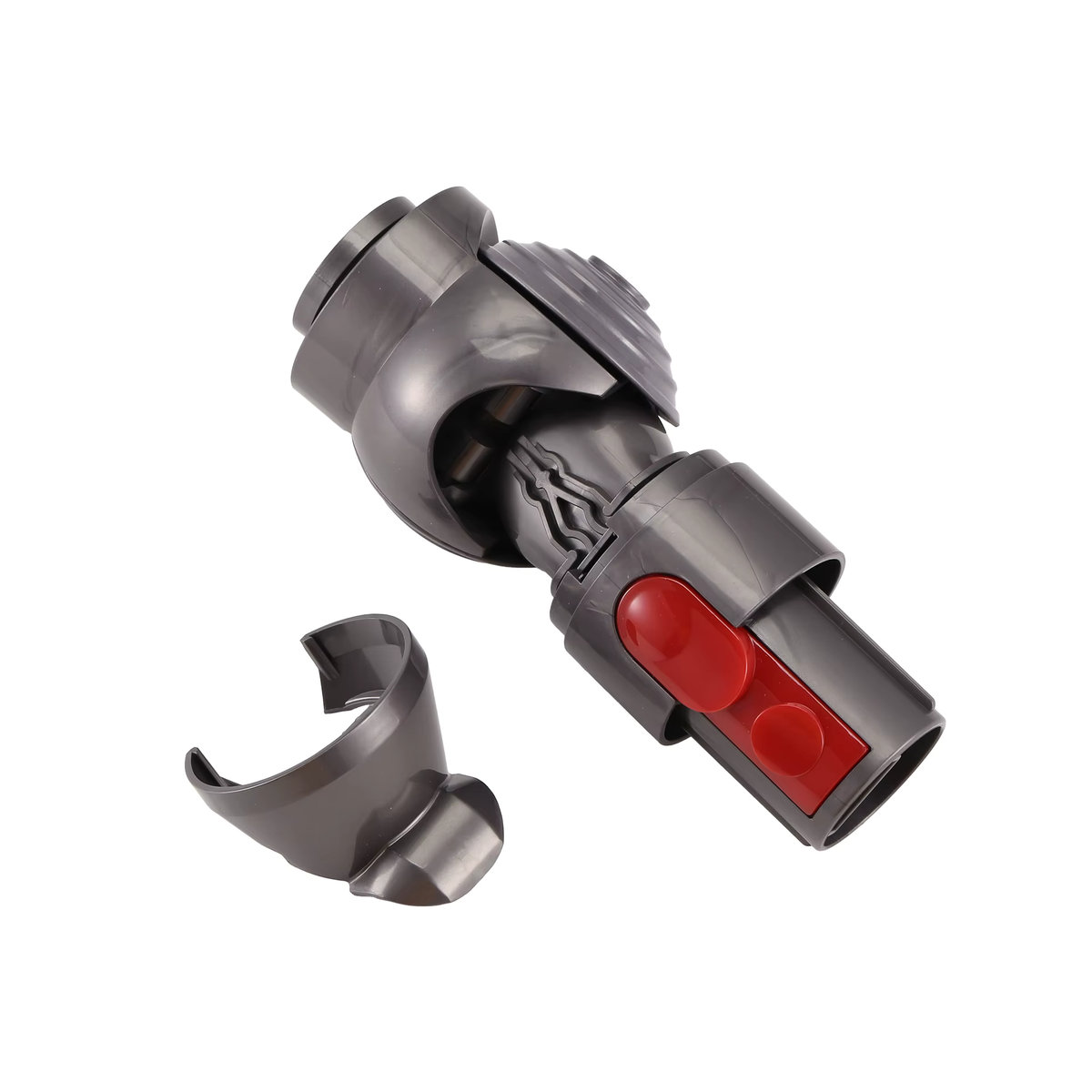Dyson Adapter für Saugkopf mit Gelenk und Direktantrieb sowie Seitenabdeckung der Kugellager in Grau für V7 V8 V10 V11 Staubsauger - Bild 2