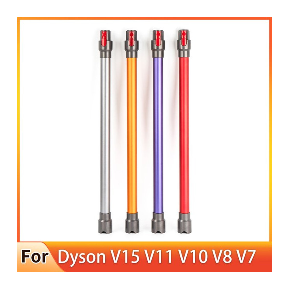 Dyson Verlängerungsrohr und flexibles Lückenwerkzeug-Set für Staubsauger in Grün und Bunt - Bild 1