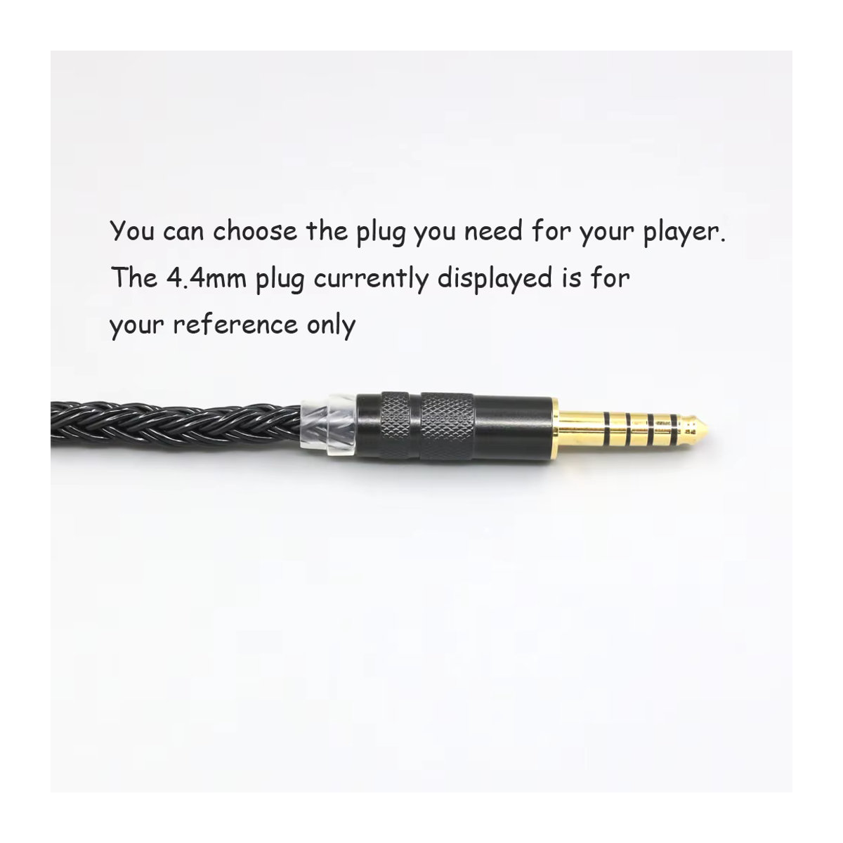 EachDIY 16-adriges 99 % 7N OCC Kopfhörerkabel für Hifiman Sundara Ananda HE1000se V2 HE6se V2 V3 HE400se Arya HE-35x Edition XS in Schwarz - Bild 2