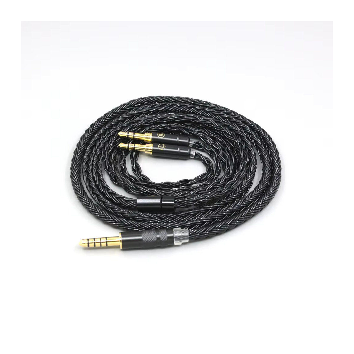 EachDIY 16-adriges 99 % 7N OCC Kopfhörerkabel für Hifiman Sundara Ananda HE1000se V2 HE6se V2 V3 HE400se Arya HE-35x Edition XS in Schwarz - Bild 3