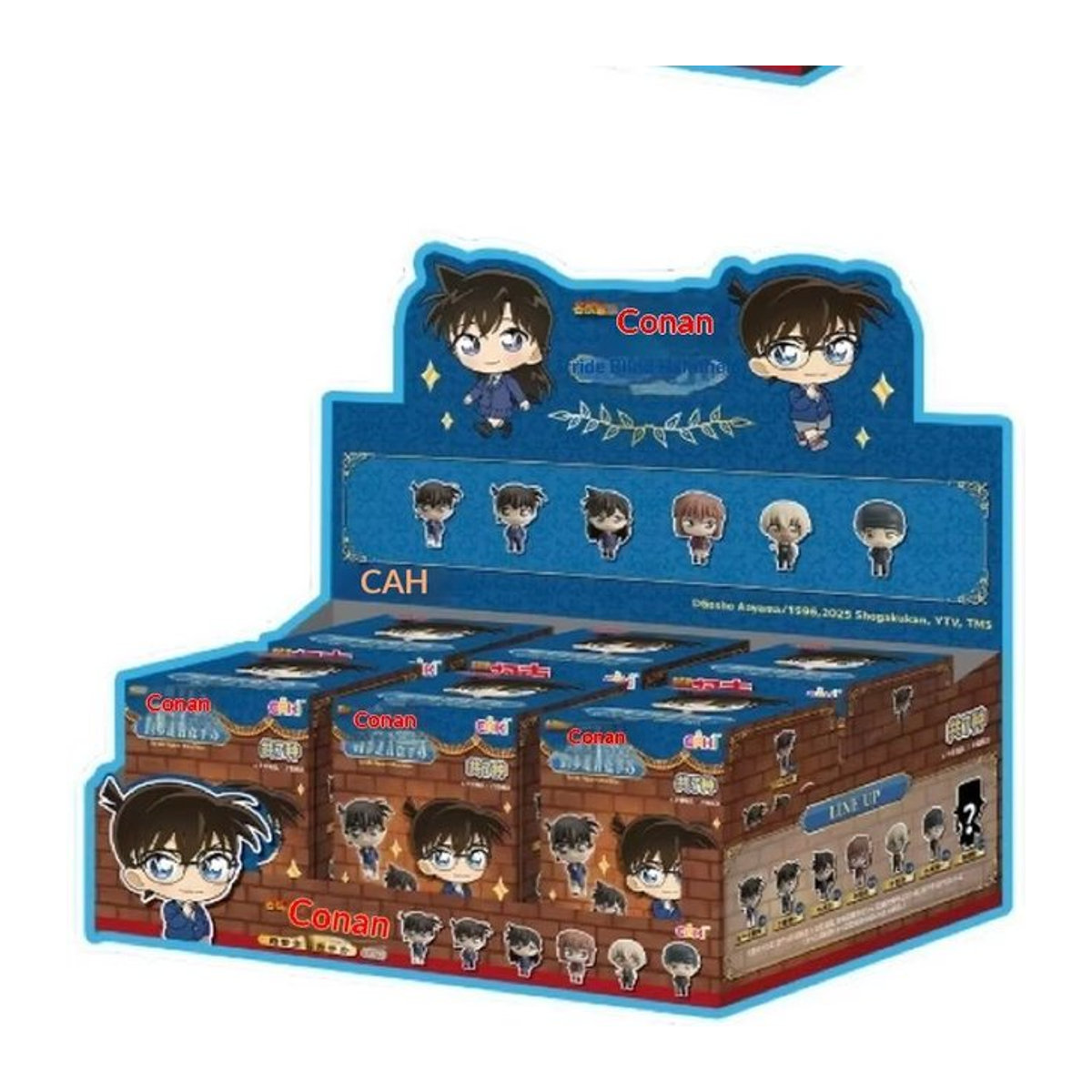 EAKI Detective Conan Step by Step Series Blind Box Kudo Shinichi Anime Figur mehrfarbig - Bild 1