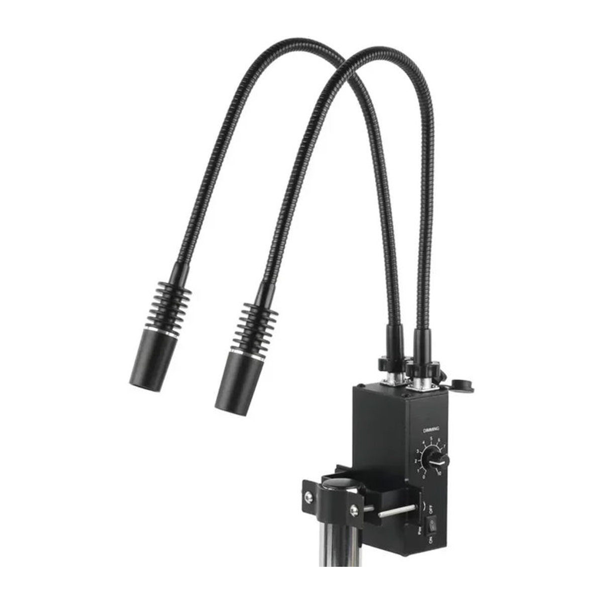 Eakins Dual Schwanenhals LED Lampe 6W 6500K Einstellbarer Spot für Stereo Mikroskope und Industrie Kameras - Bild 1