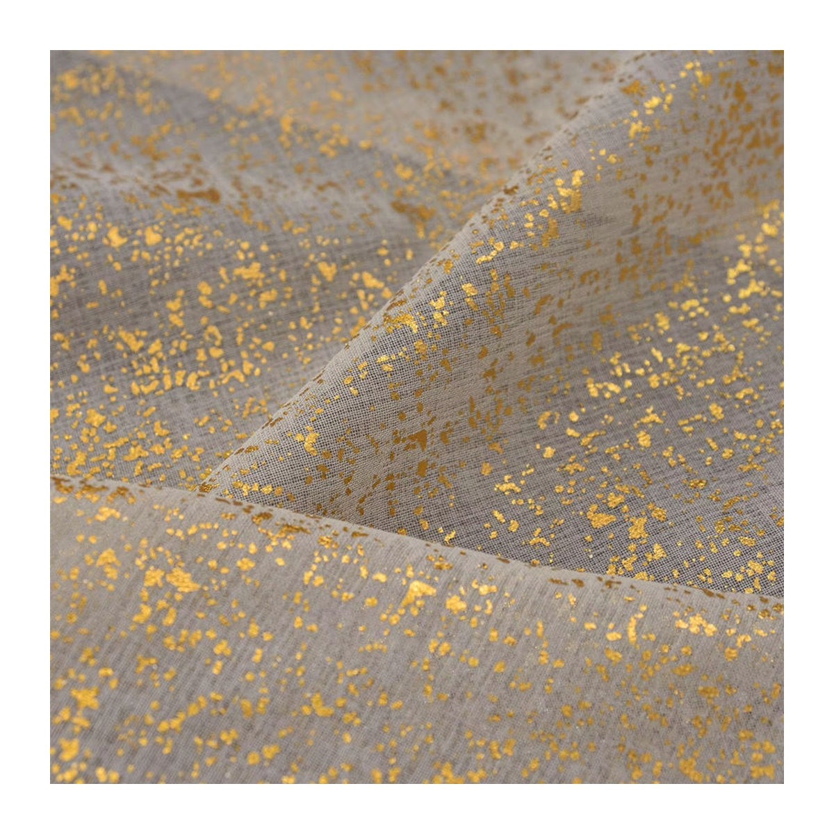 EASHION Dekorativer Vorhang Gold Transparent Beige Sheer für Wohnzimmer und Schlafzimmer - Bild 5