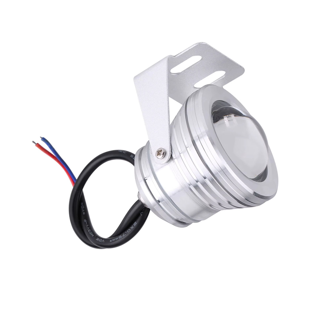 EBTOOLS RGB LED Außenstrahler für Marine Boot Yacht 10W 12V in Silber und Bunt mit Fernbedienung - Bild 2