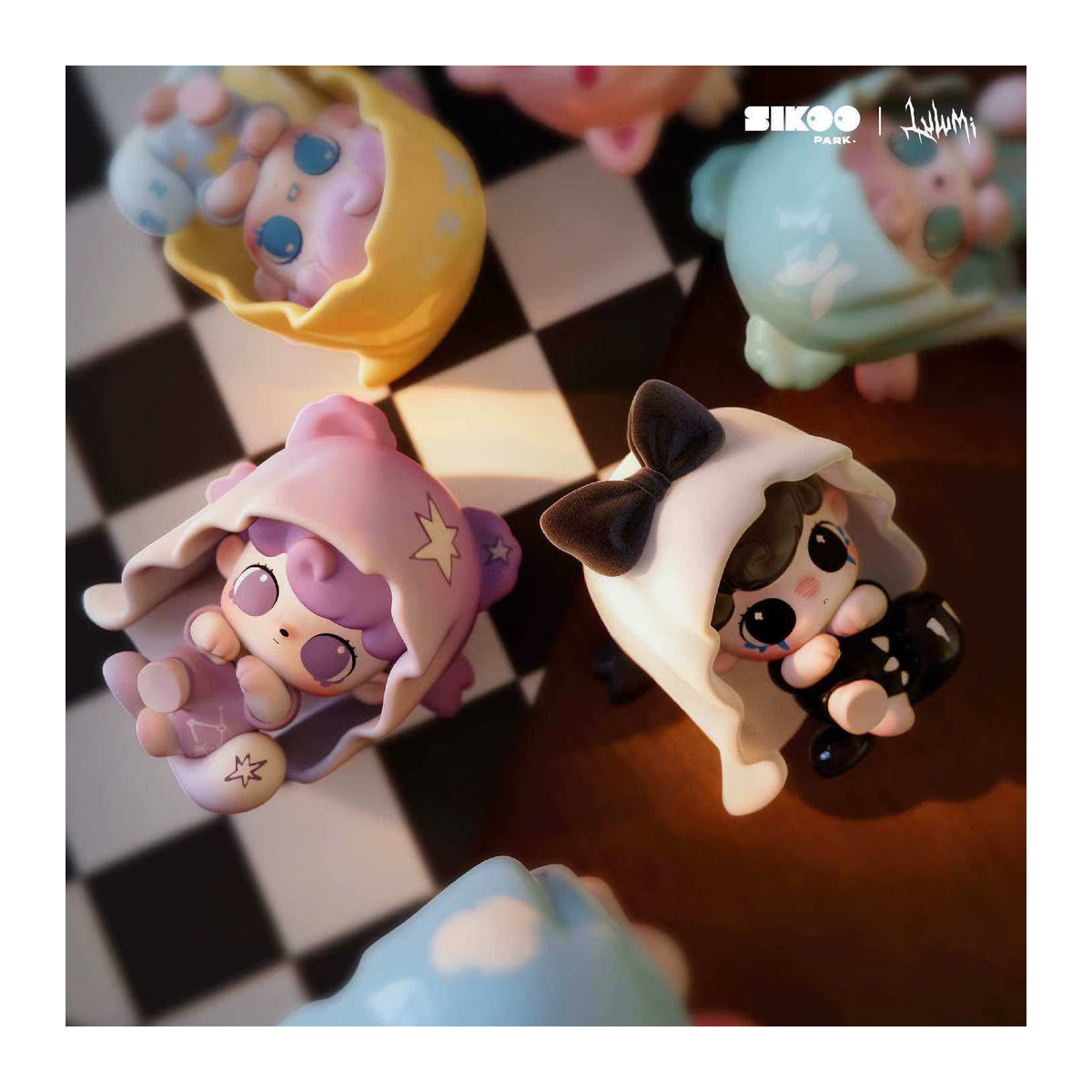 Echte Lulumi Half Sugar Ball Serie Mini Blind Box Niedliche Actionfigur als Desktop-Ornament in Mehrfarbig - Bild 2
